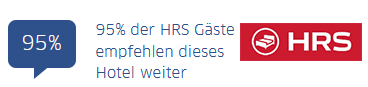 HRS Gäste - 95% empfehlen